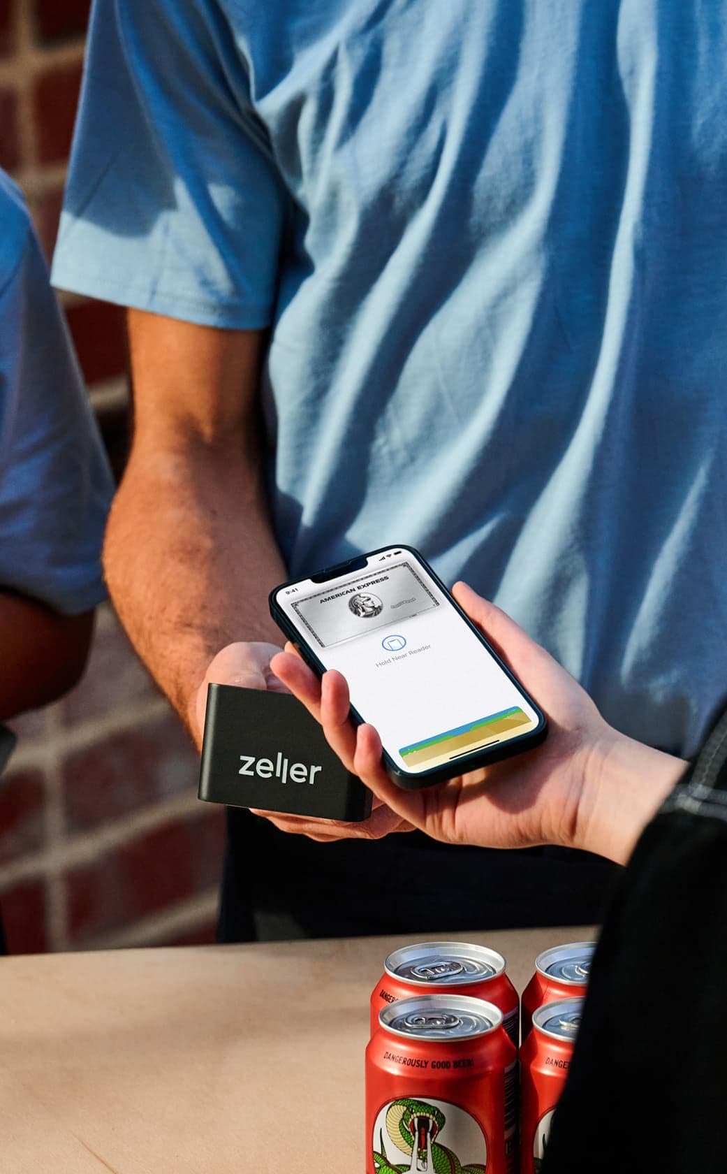 Zeller - Tap to Pay on Zeller Terminal 2 in Black, bar