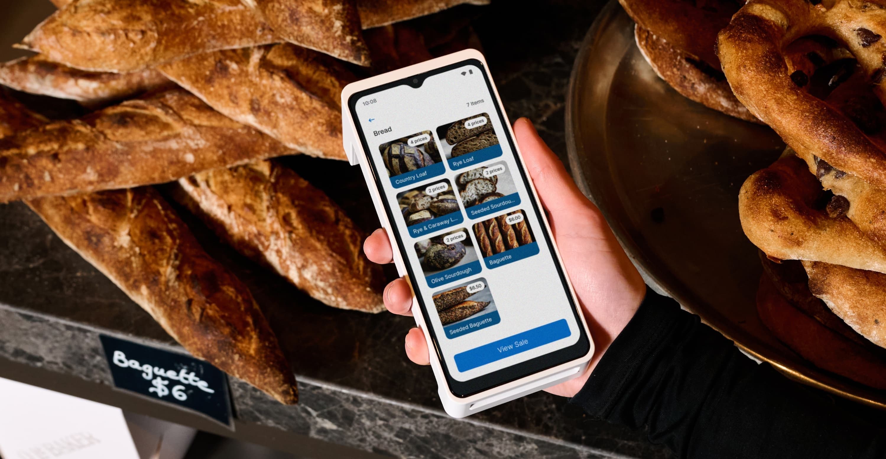 Zeller - POS on Terminal 2 White, bakery