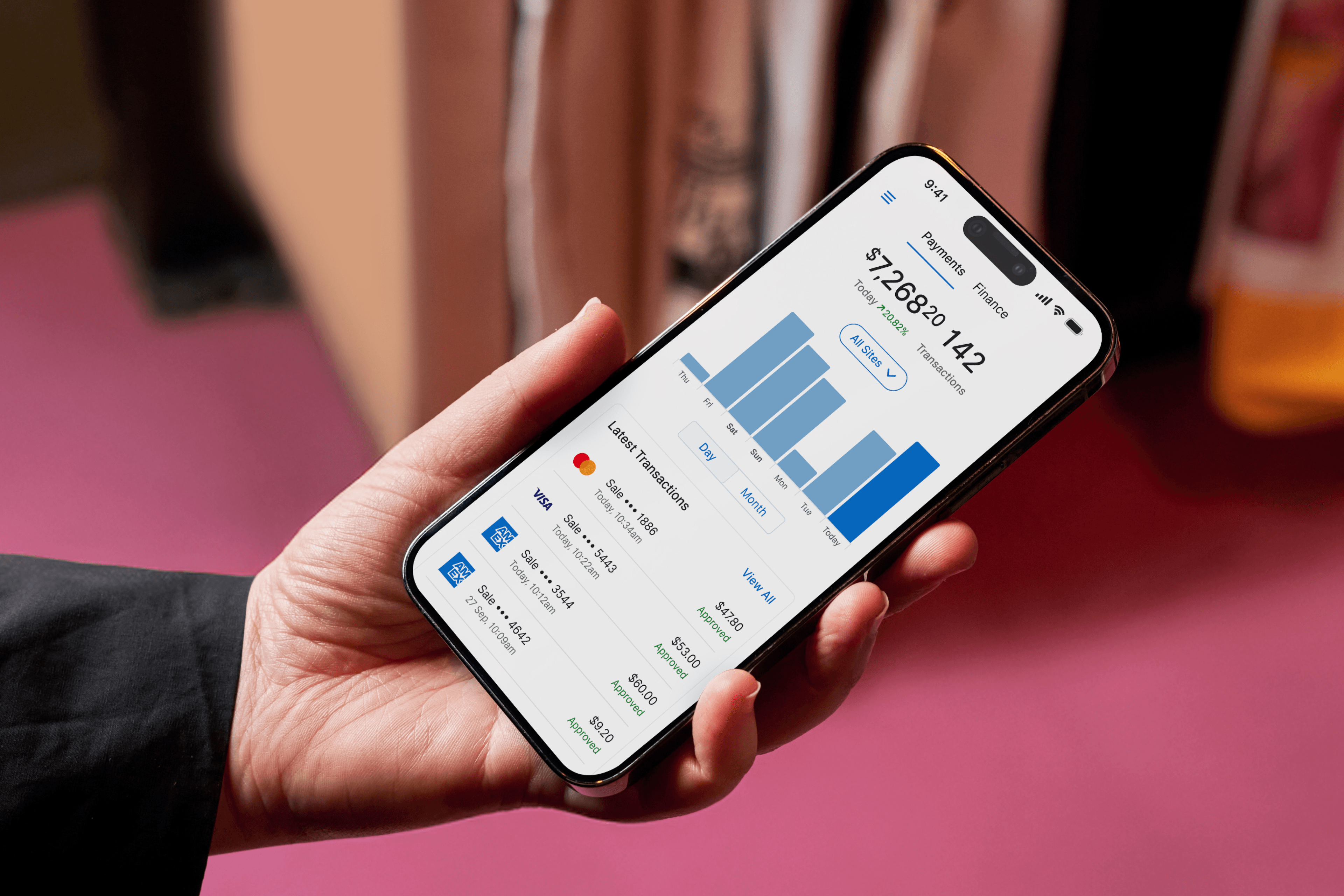 Payments Home Screen - Zeller App