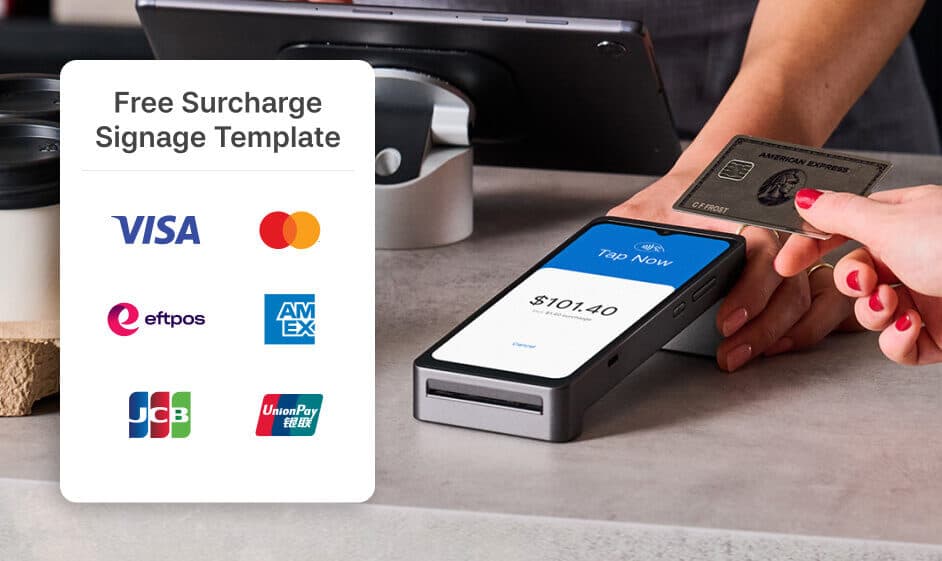 Free Surcharge Signage Template