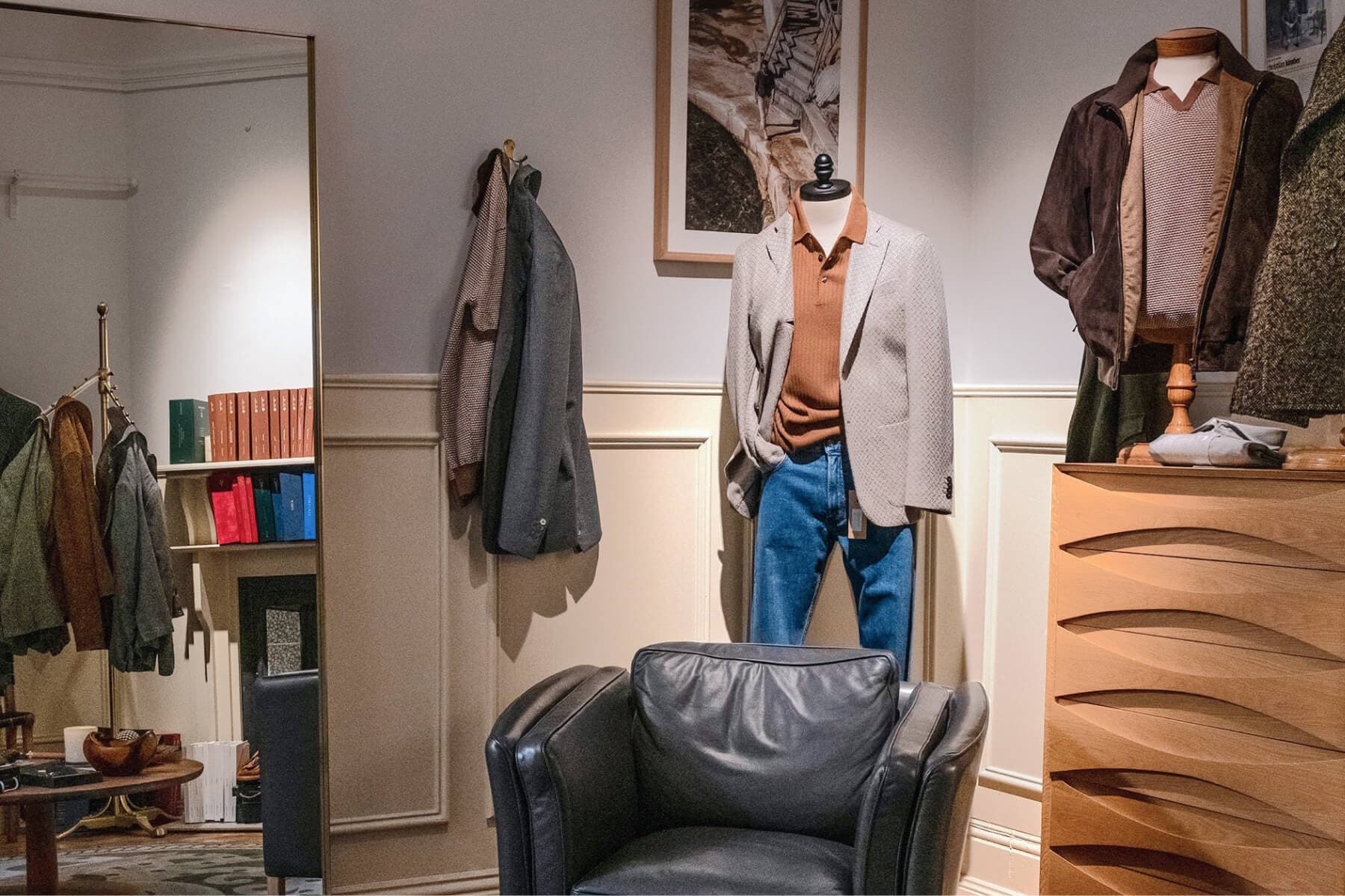 Visual Merchandising Example at Christian Kimber Store