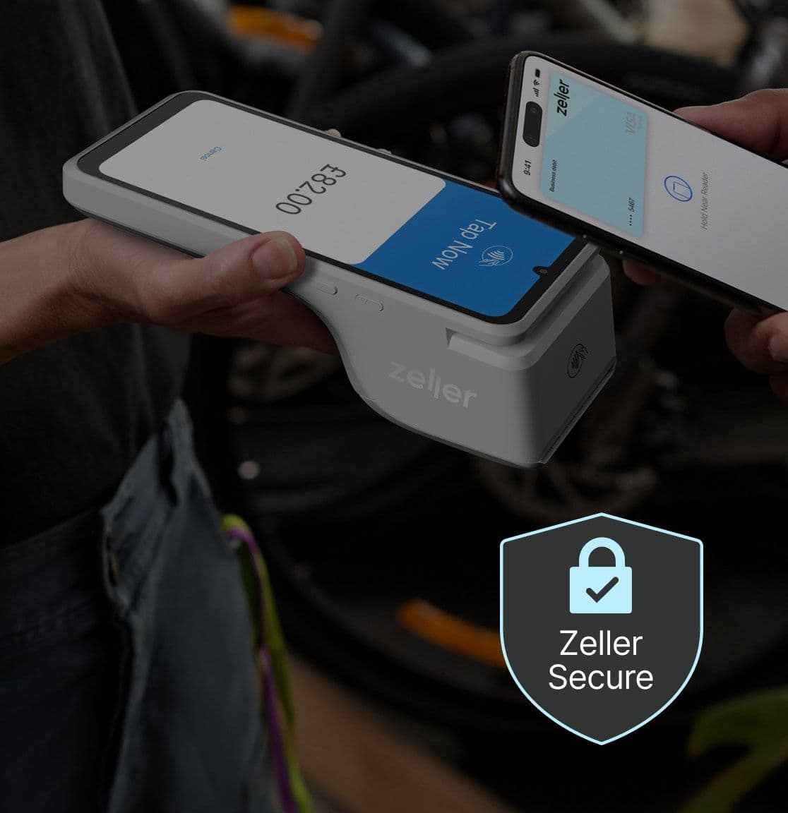 Zeller - Terminal 1x, secure transaction
