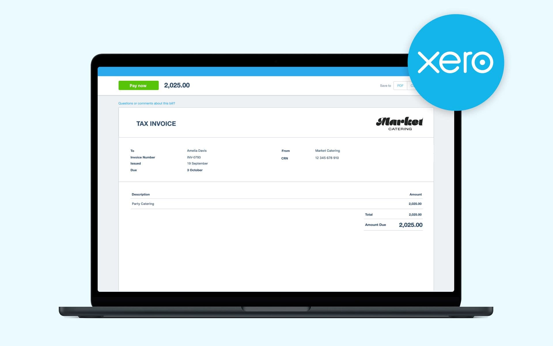 Xero Invoice