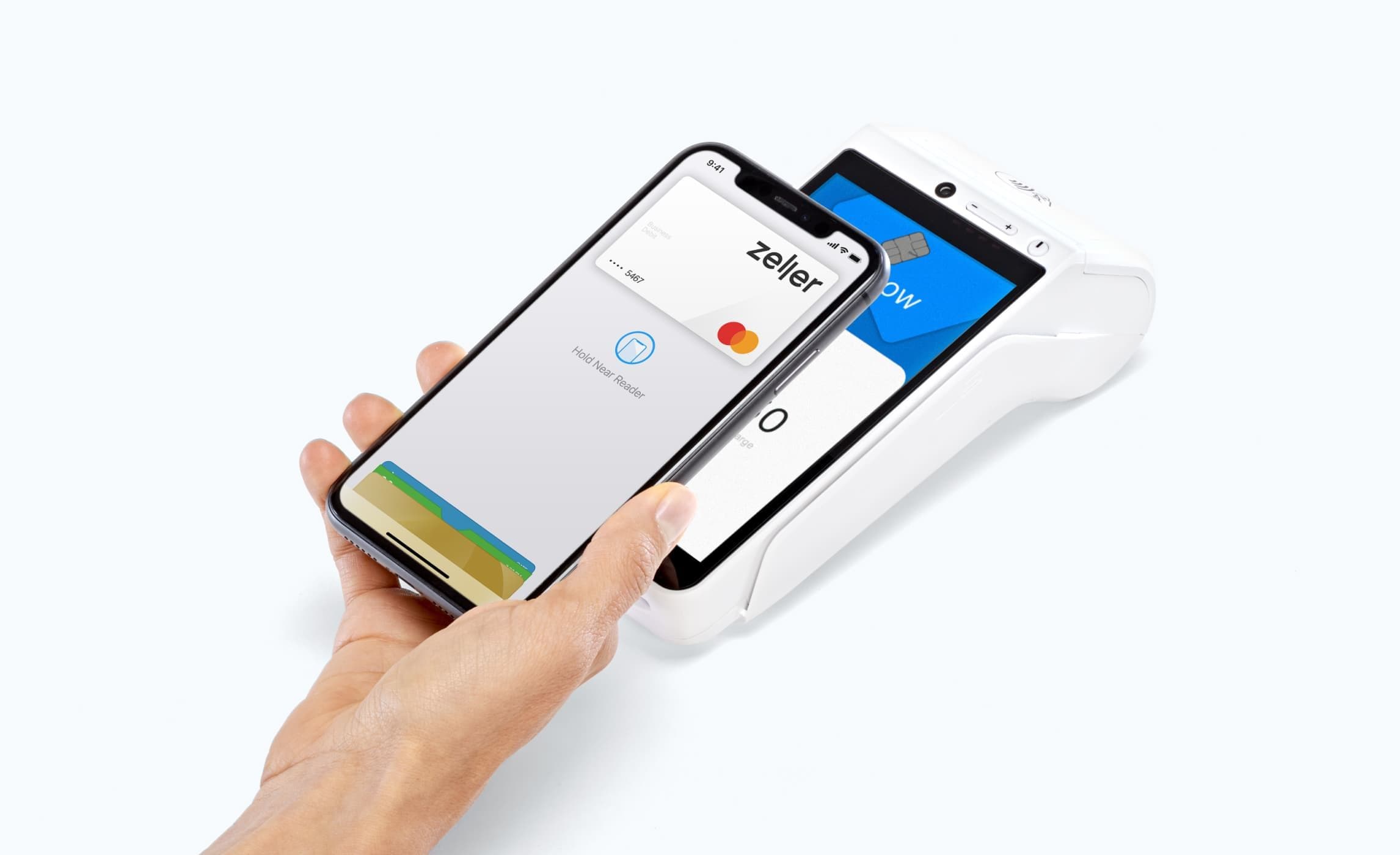 Zeller - Apple Pay on iPhone, Terminal 1 White