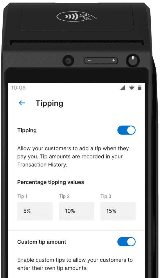 Zeller - Tipping - Site Settings