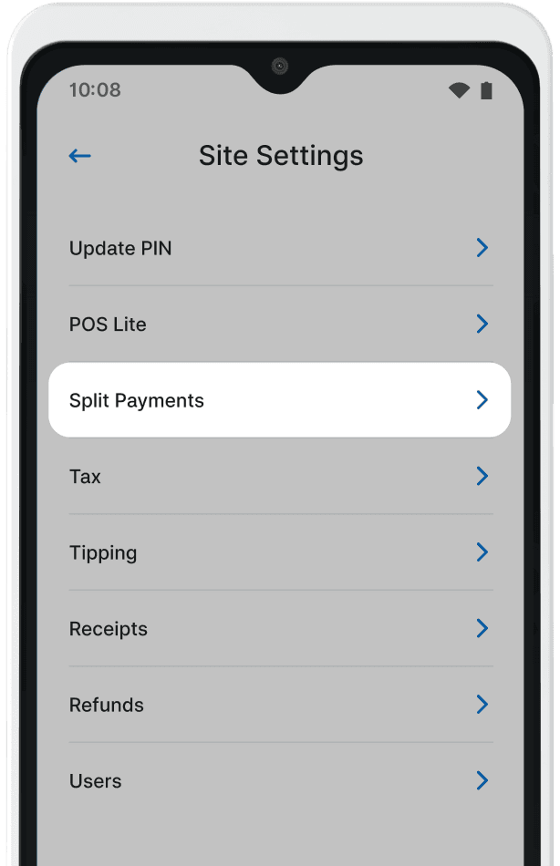 Zeller - Split Payments - Settings