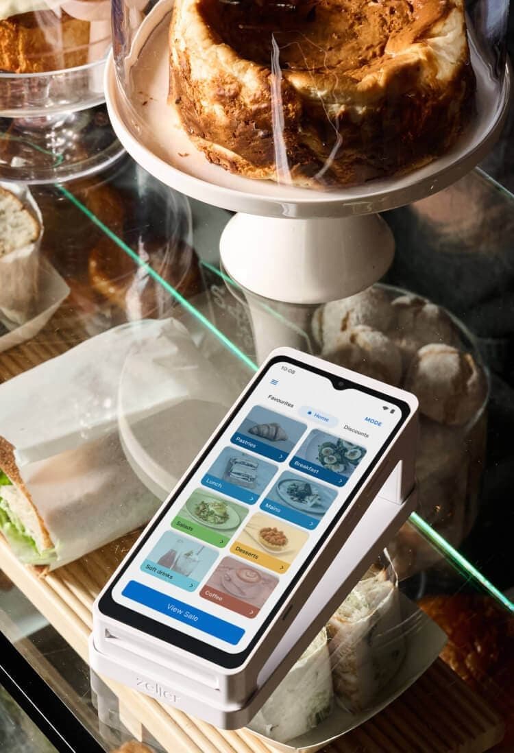 Zeller - POS Lite on Terminal 2 in White, cafe