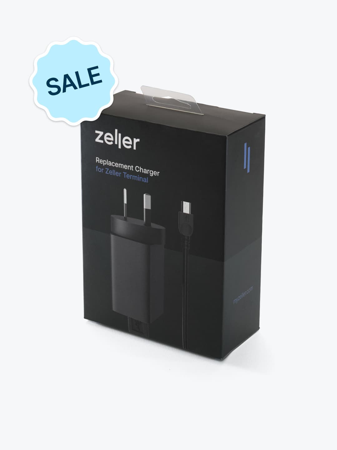 Zeller Replacement Charger for Zeller Terminal in Black