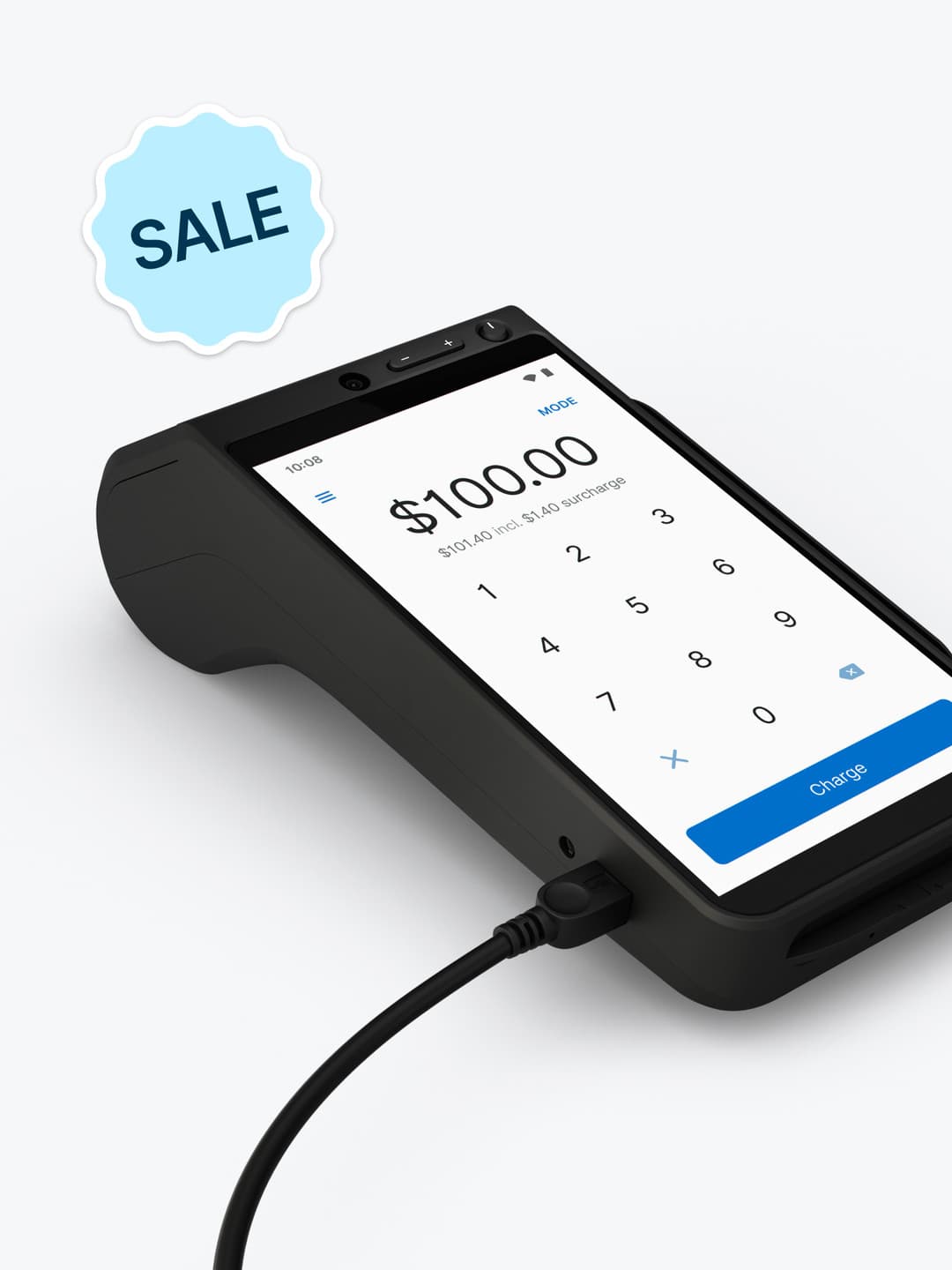 Zeller Replacement Charger for Zeller Terminal in Black